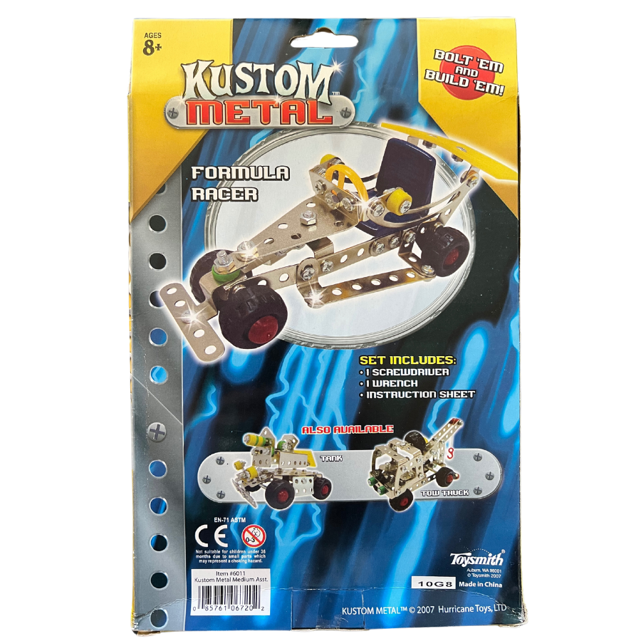 Kustom Metal Building Kit - Formula Racer