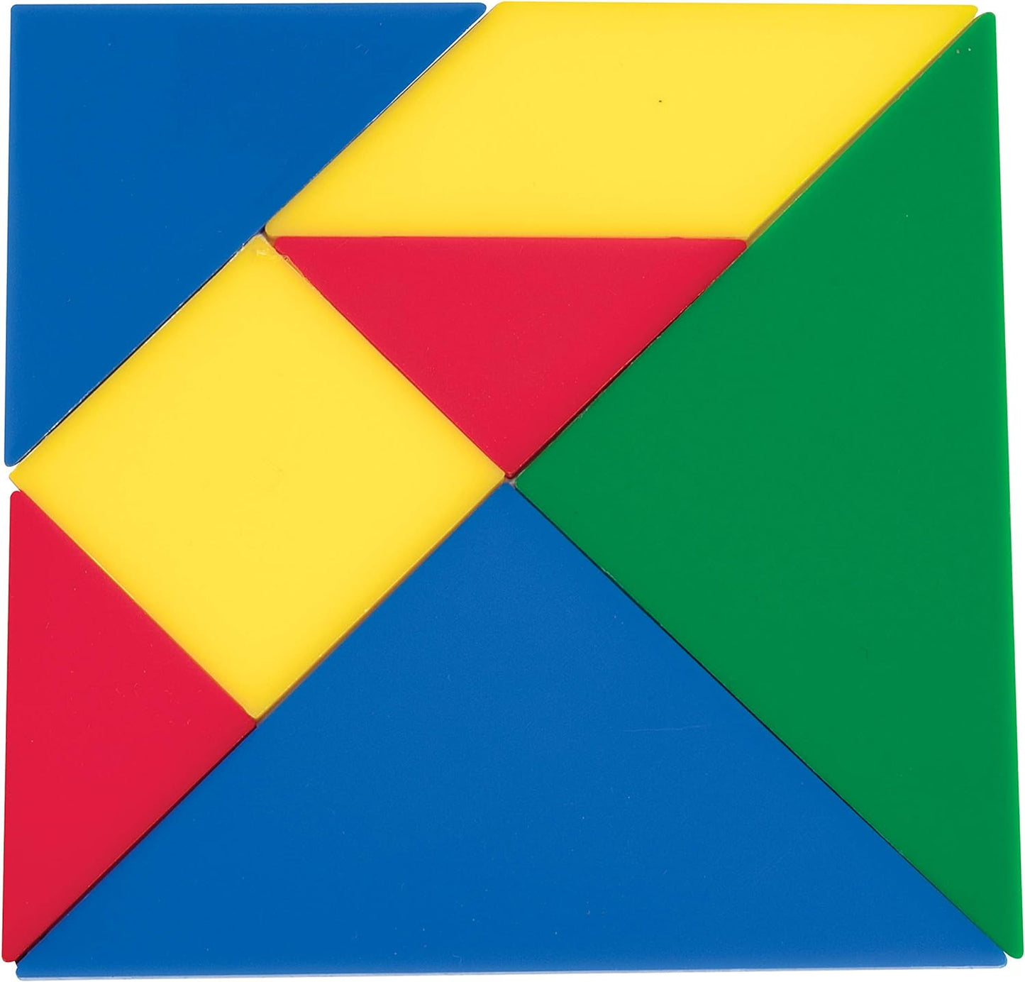 Tangrams (Set of 28) by Learning Advantage - Plastic Puzzle Blocks for Geometry