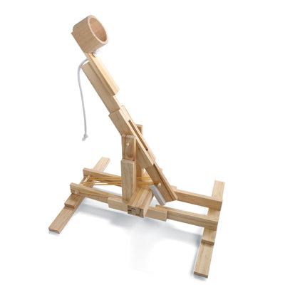 KEVA Contraptions Catapult - Measure, Construct, Launch, and Bombard!