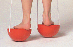 Hemisphere Stilts (Red) by Gonge
