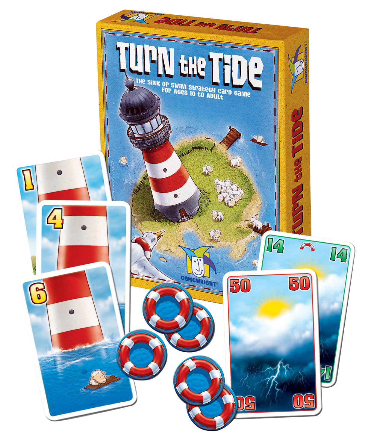 Turn the Tide Strategy Card Game (2004) by Gamewright – EscapadeWarehouse