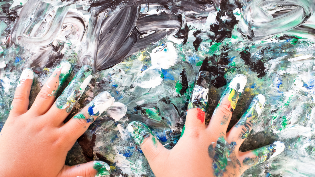 How to Make Your Own Finger Paints