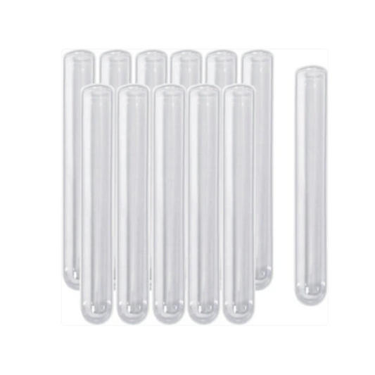 Plastic Test Tubes (Culture Tubes), 15mm x 100mm