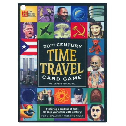 20th Century Time Travel Card Game by The History Channel