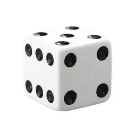 6-Sided Die, White