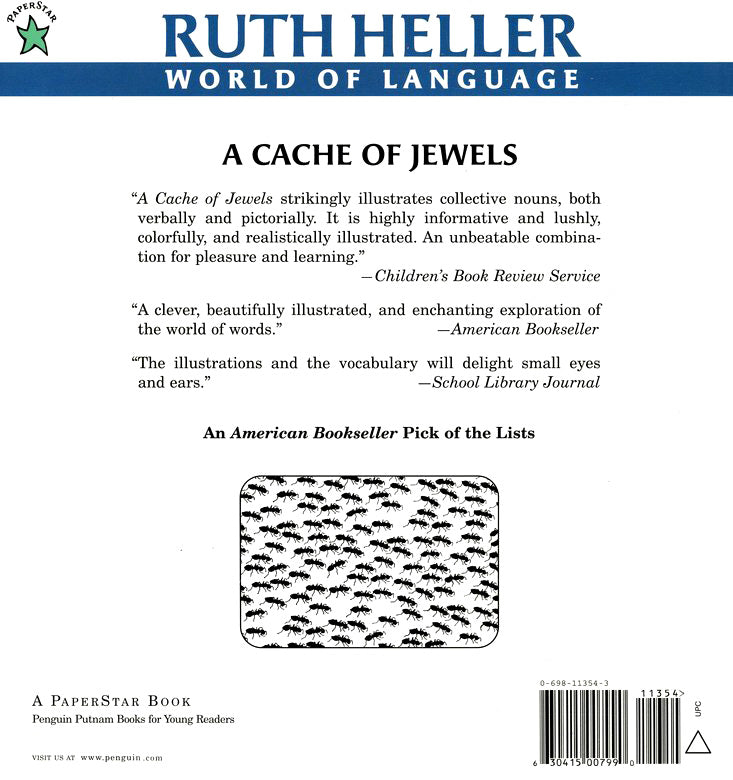 A Cache of Jewels and Other Collective Nouns (Ruth Heller World of Language Series)