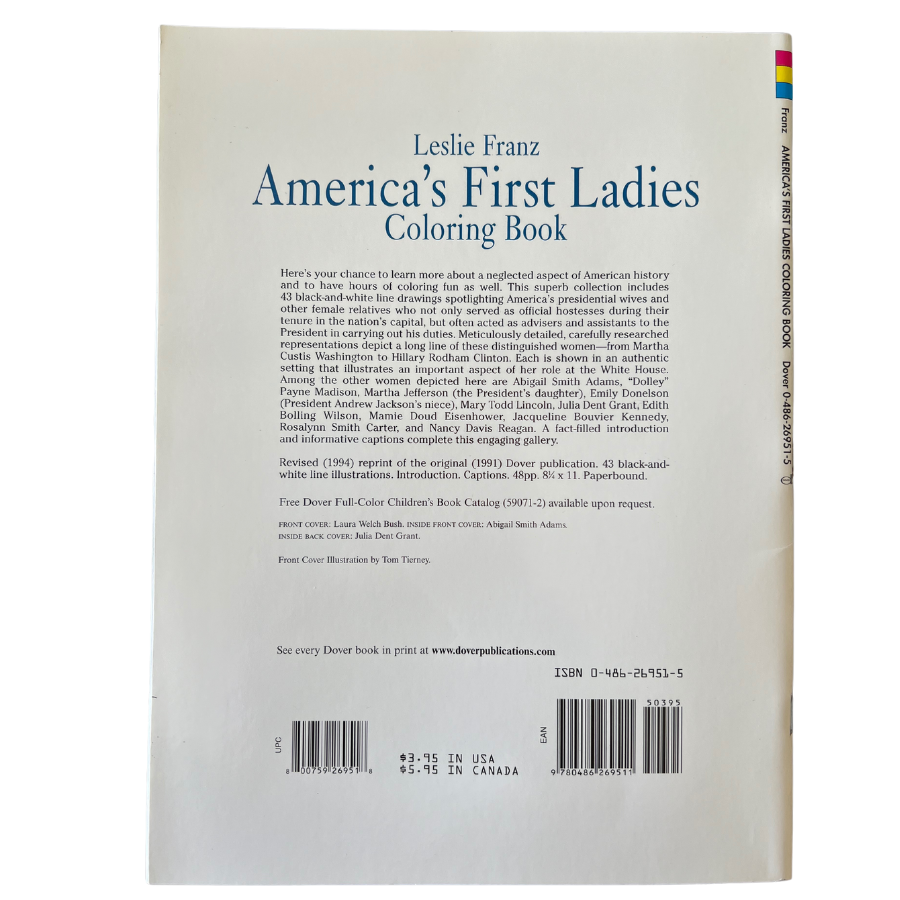 America's First Ladies Coloring Book (Bush Version)