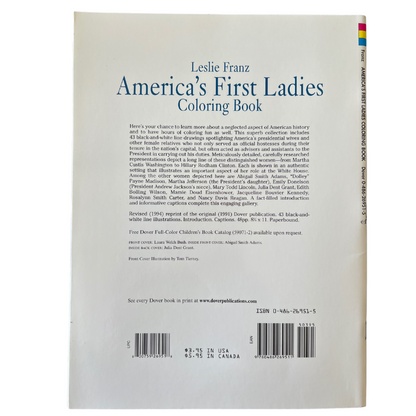 America's First Ladies Coloring Book (Bush Version)