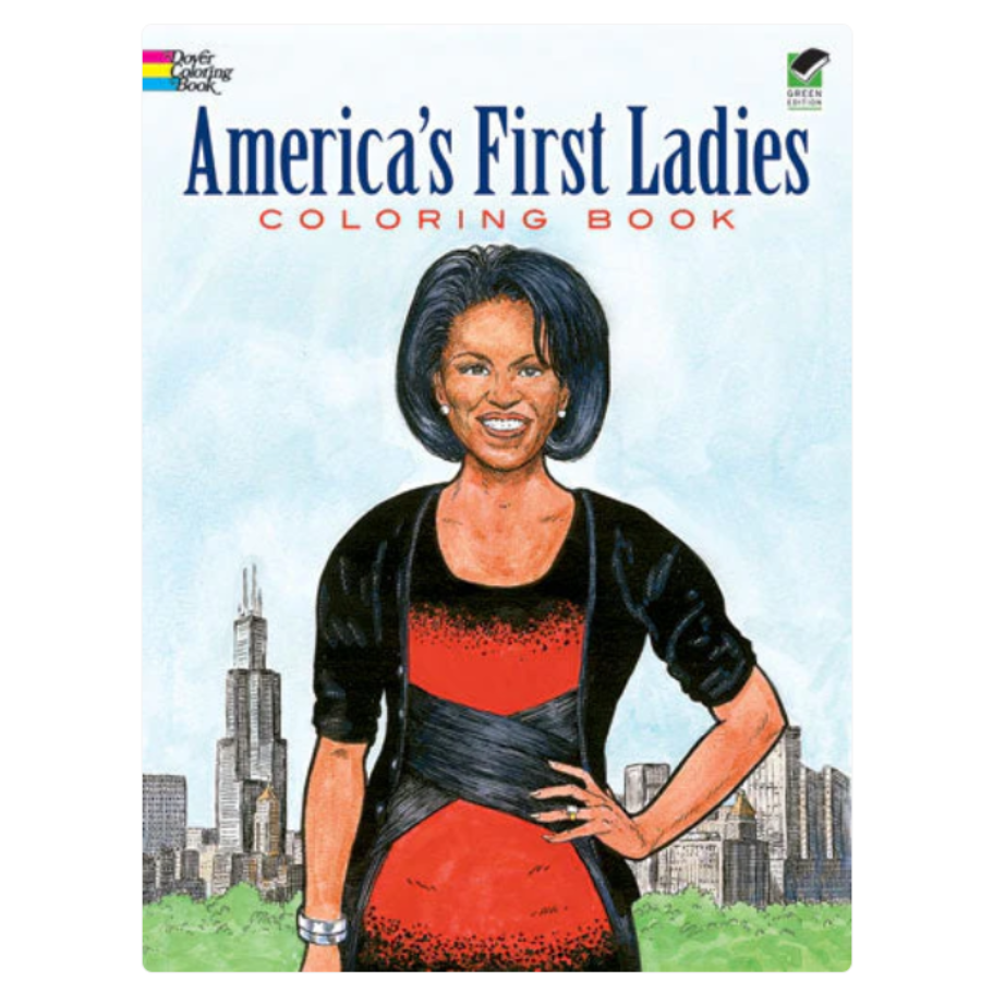 America's First Ladies Coloring Book