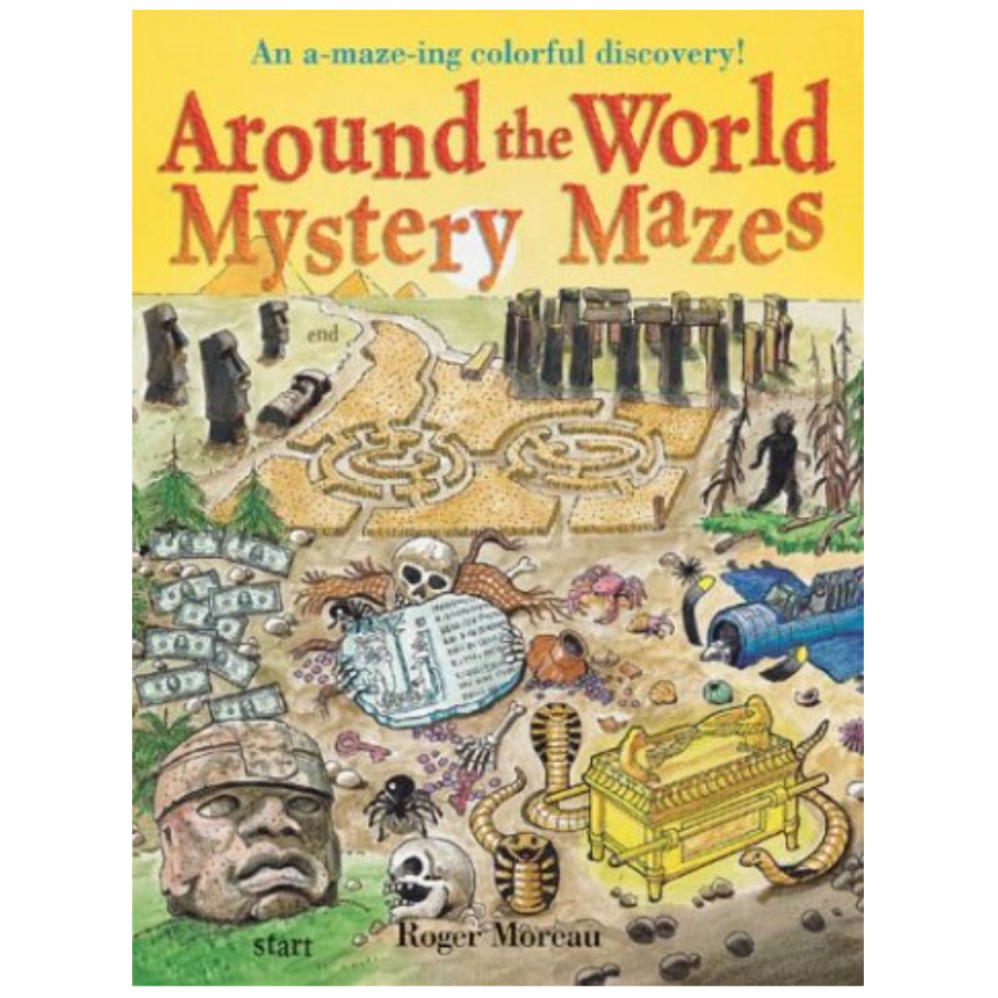 Around the World Mystery Mazes - An A-maze-ing Colorful Discovery!