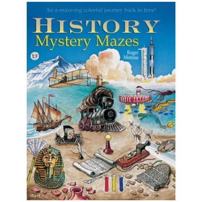 History Mystery Mazes - An A-maze-ing Colorful Journey Back in Time!