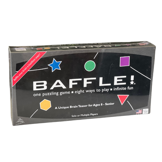 BAFFLE! Board Game - One Puzzling Game, Eight Ways to Play