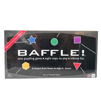 BAFFLE! Board Game - One Puzzling Game, Eight Ways to Play