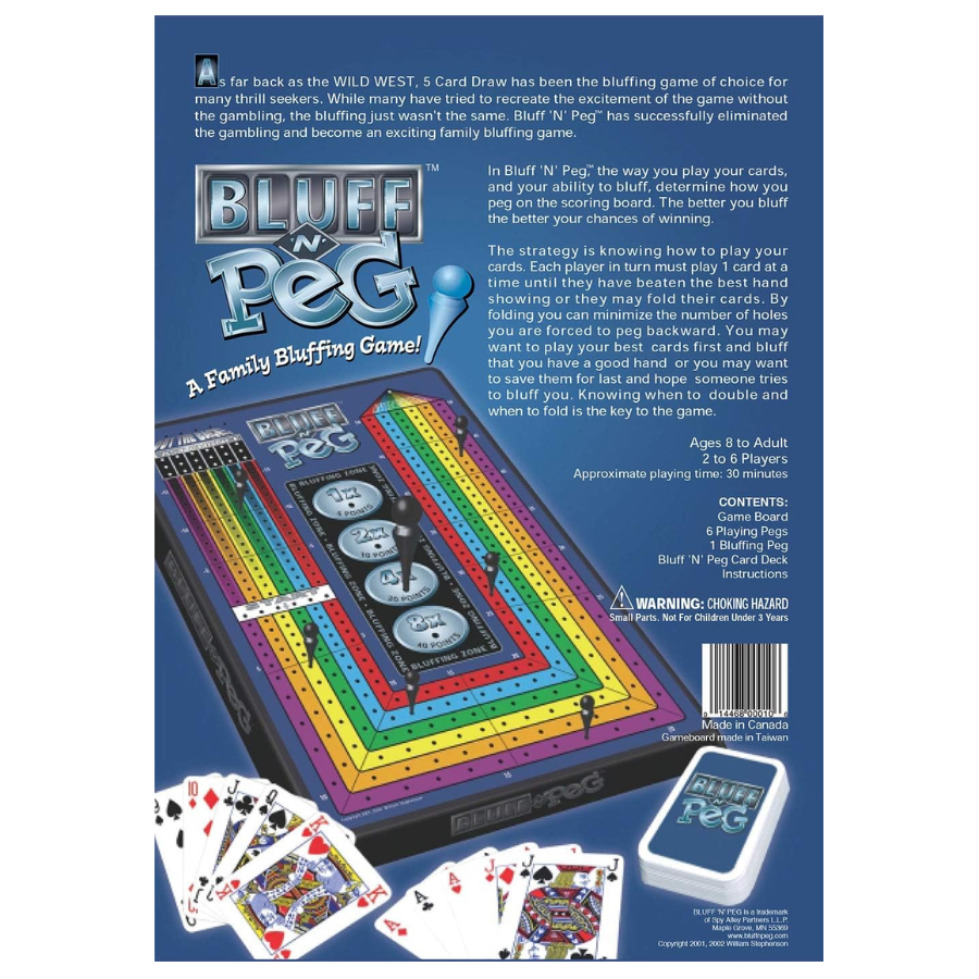 Bluff 'N' Peg - A Family Bluffing Game