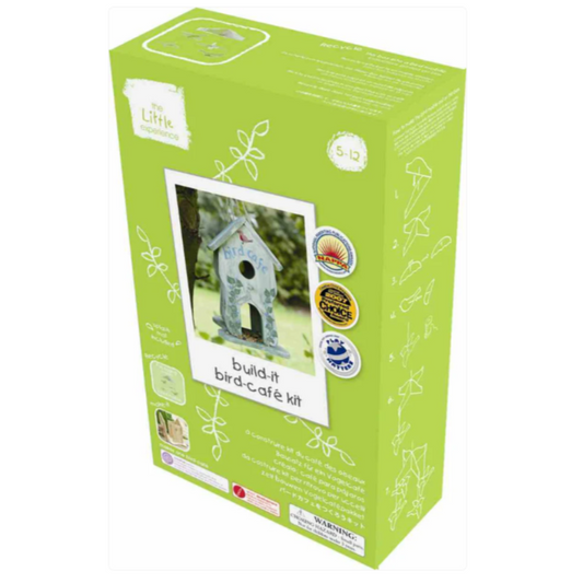 Build-It Bird Cafe, DIY Build and Paint Bird Feeder Kit by The Little Experience