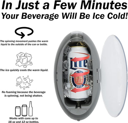 ChillPill Instant Beverage Chiller for Cans and Bottles