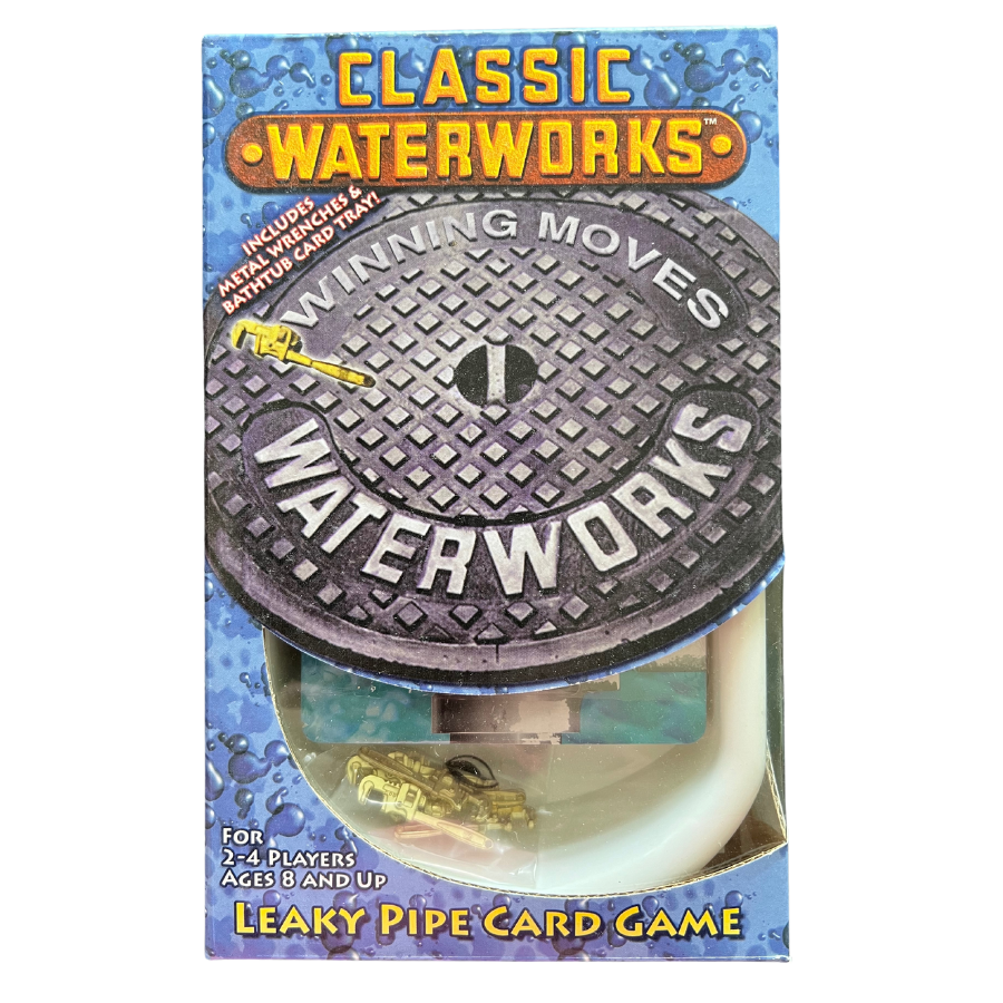Water Works Card Classic Waterworks Leaky Pipe Card Game – EscapadeWarehouse