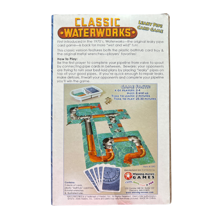 Classic Waterworks Leaky Pipe Card Game