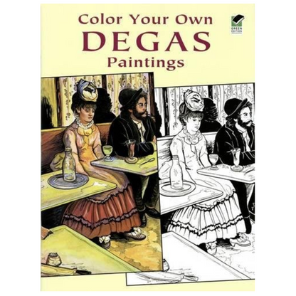 Color Your Own Degas Paintings