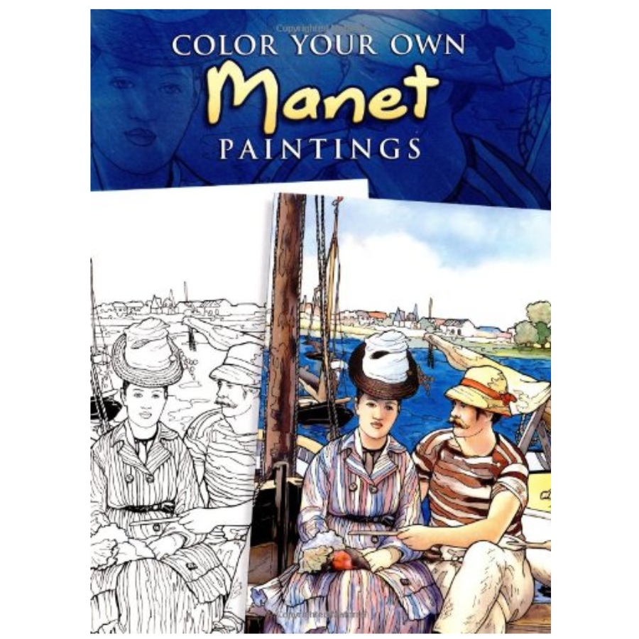 Color Your Own Manet Paintings