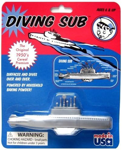 Diving Submarine, Retro Sub Toy