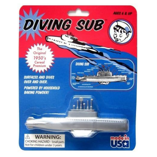 Diving Submarine, Retro Sub Toy