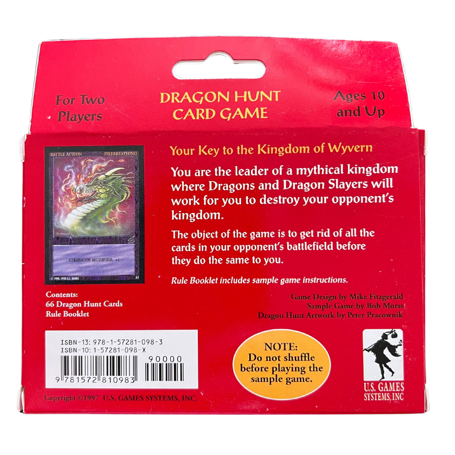 Dragon Hunt Card Game by US Games Systems