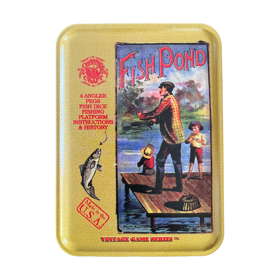 Fish Pond Game in a Tin (Vintage Game Tins Series) by Channel Craft