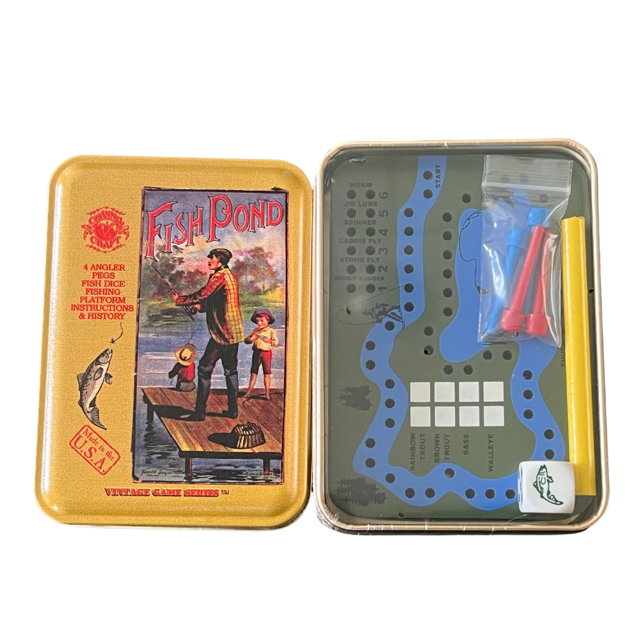 Fish Pond Game in a Tin (Vintage Game Tins Series) by Channel Craft