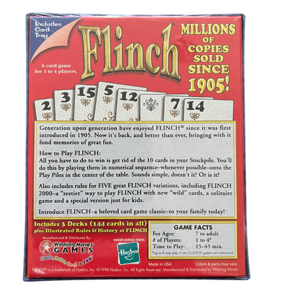 Flinch Card Game