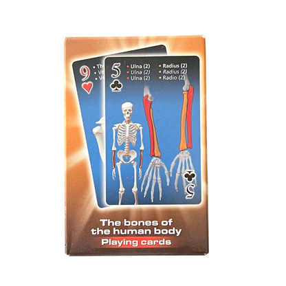 Human Skeleton Playing Cards