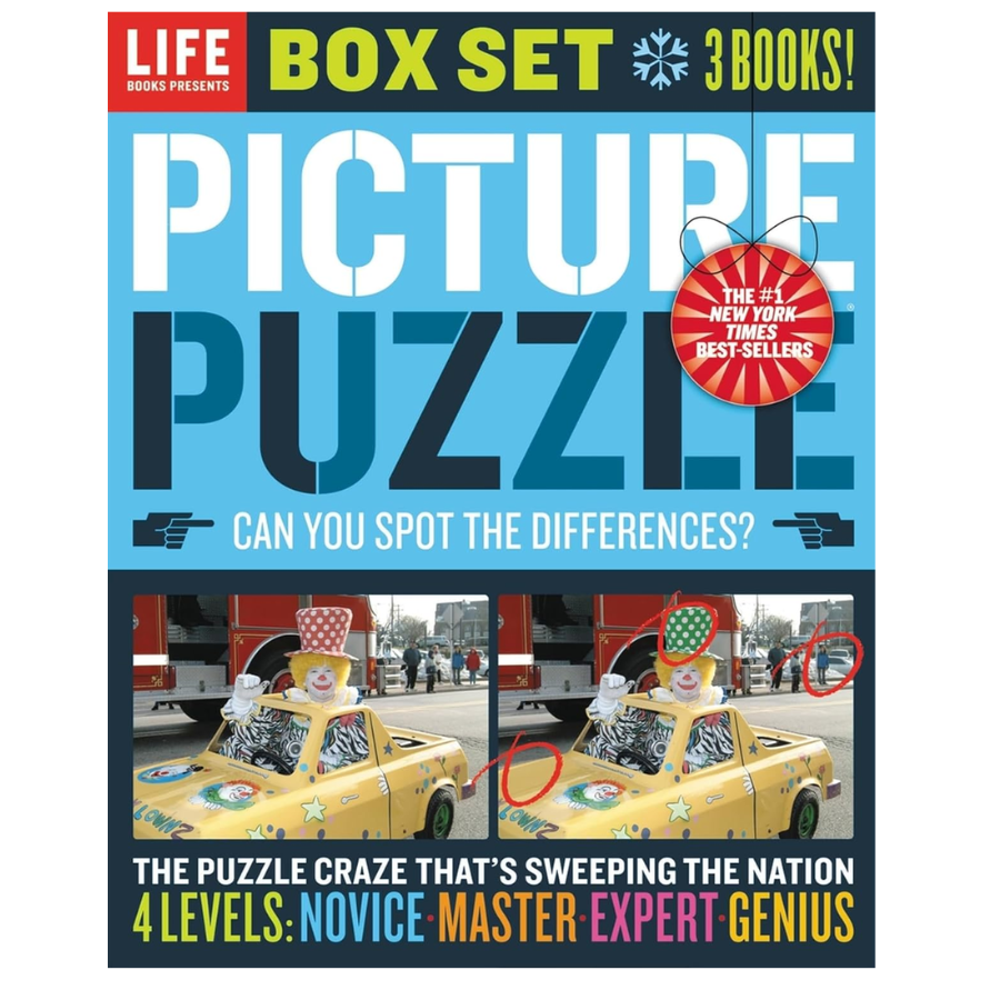 Life Picture Puzzle Box Set, Can You Spot the Differences?