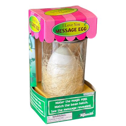 I Love You Magic Message Egg - Grow a Message Bean