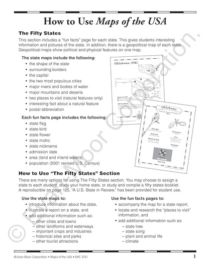 Maps of the USA (Reproducible Resource)