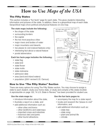 Maps of the USA (Reproducible Resource)