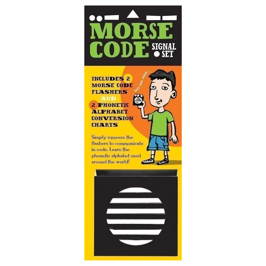 Morse Code Signal Set, Morse Code Flashers and Charts