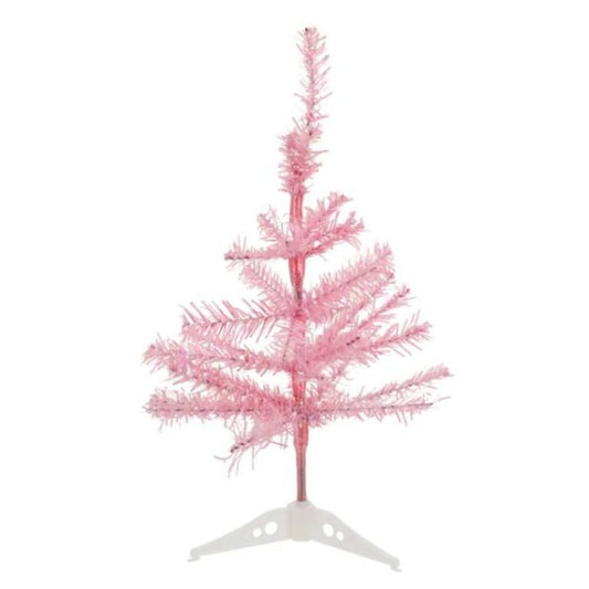 Pink Brush Christmas Tree, 18-inches tall (NEW)