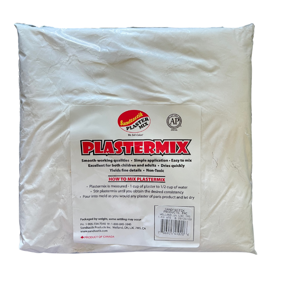 Plaster Mix (Arctic White) by Sandtastik, 2.2 pound bag