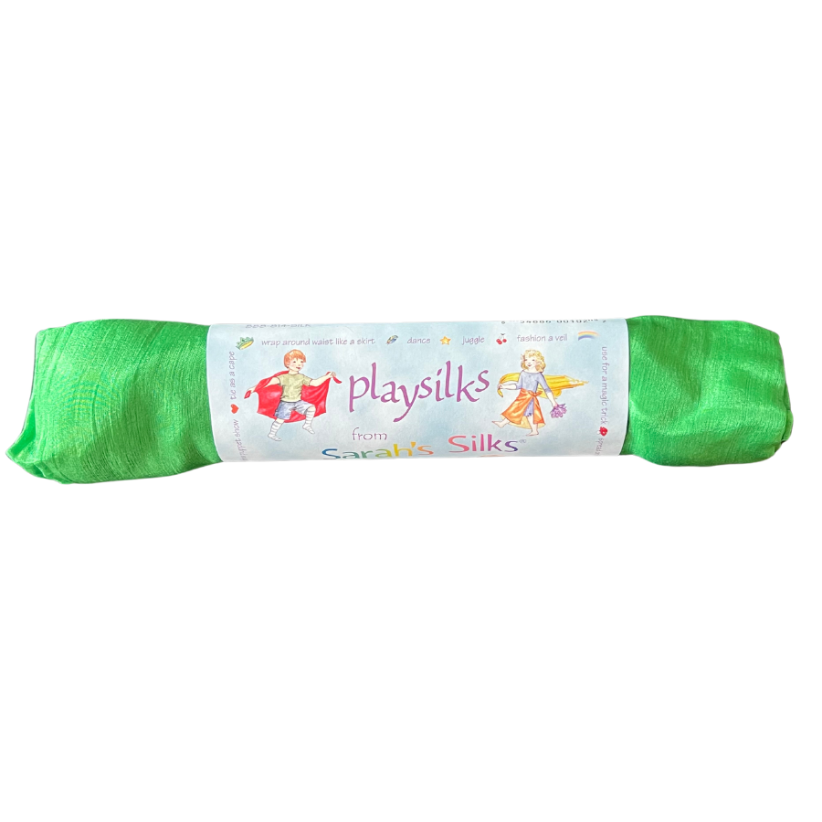 Green Play Silk, Large by Sarah's Silks