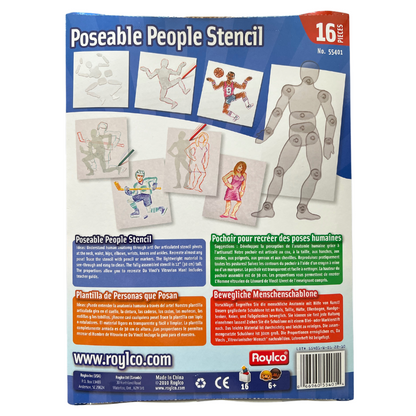 Poseable People Stencils