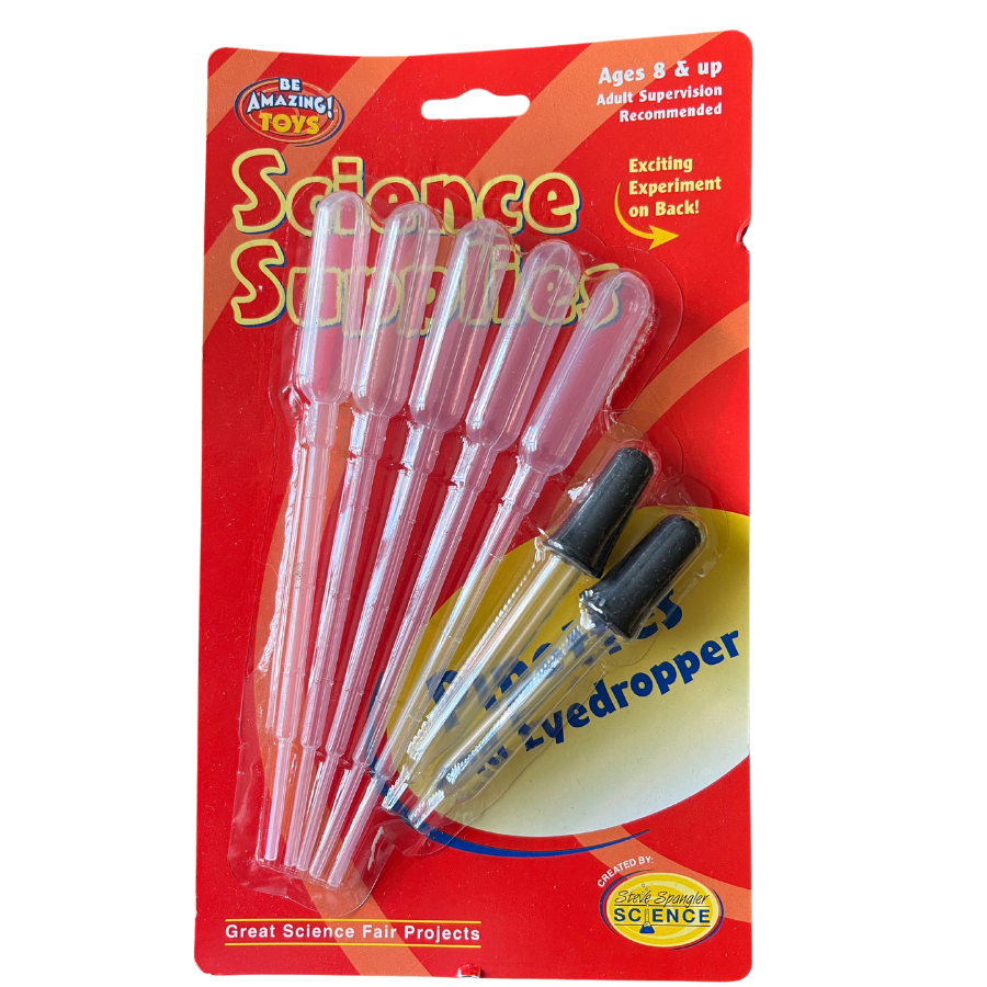 Science Supplies - Pipettes and Eye Droppers by Be Amazing Toys