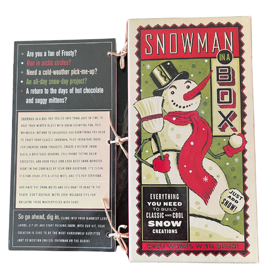 Snowman in a Box, Book and Snowman Decorating Kit