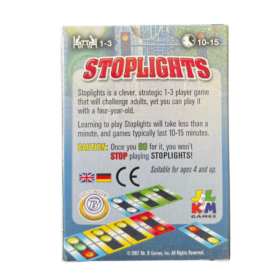 Stoplights Card Game