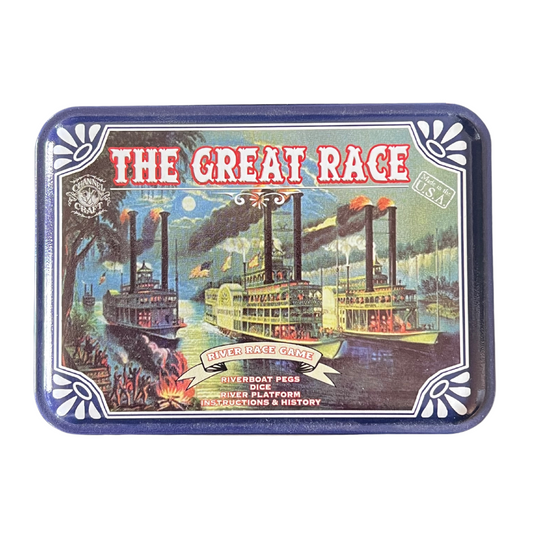 The Great Riverboat Race Game in a Tin (Vintage Game Tins Series) by Channel Craft