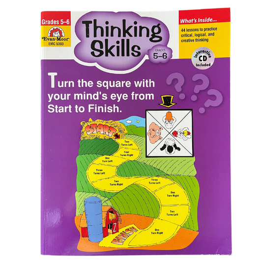 Thinking Skills, Grades 5-6 with CD