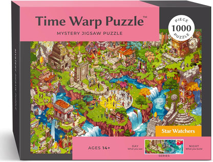 Time Warp Puzzle - Stargazers, 1000 Piece Jigsaw Puzzle, Night Day Series