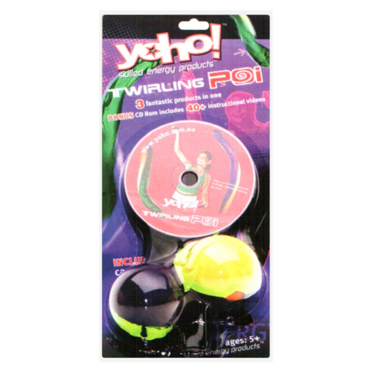 Yoho! Twirling Poi. 3 Products in 1 (NEW)