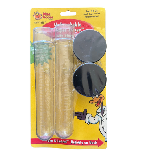 Unbreakable Super Tubes with Stoppers (Test Tubes)