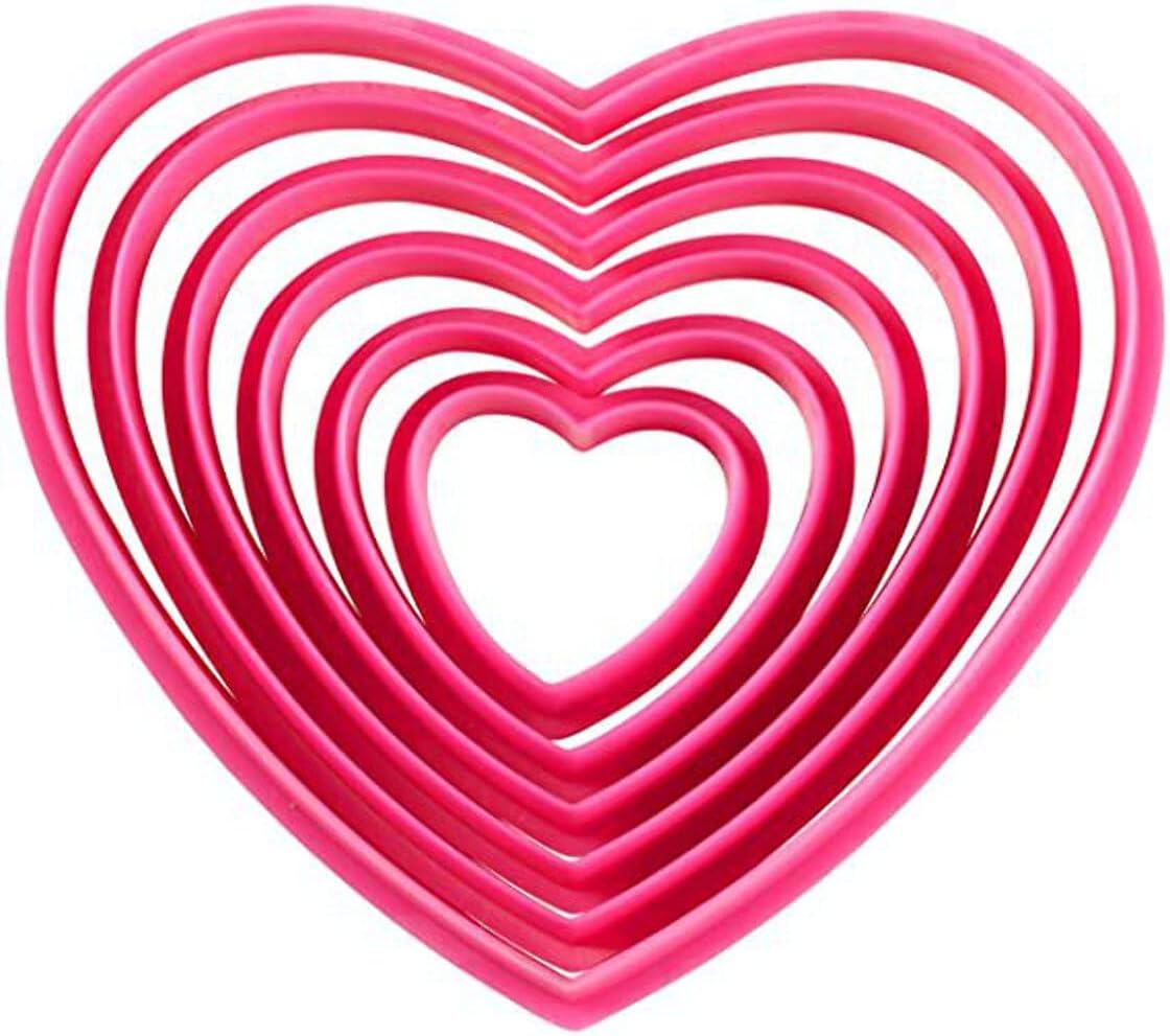 Heart Cookie Cutter Set, 6-pieces by Wilton