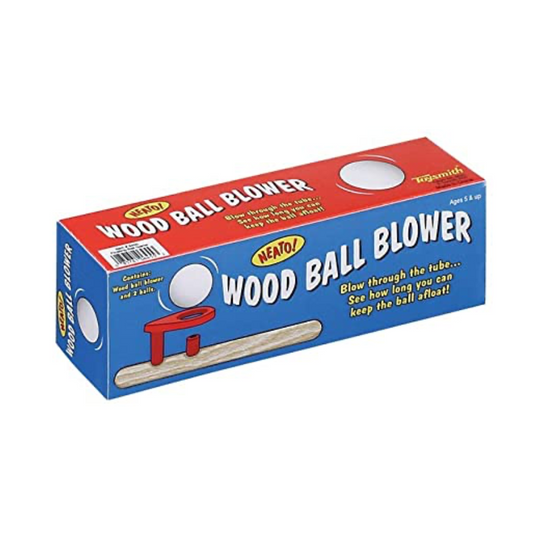 Wood Ball Blower Toy, Retro Toy